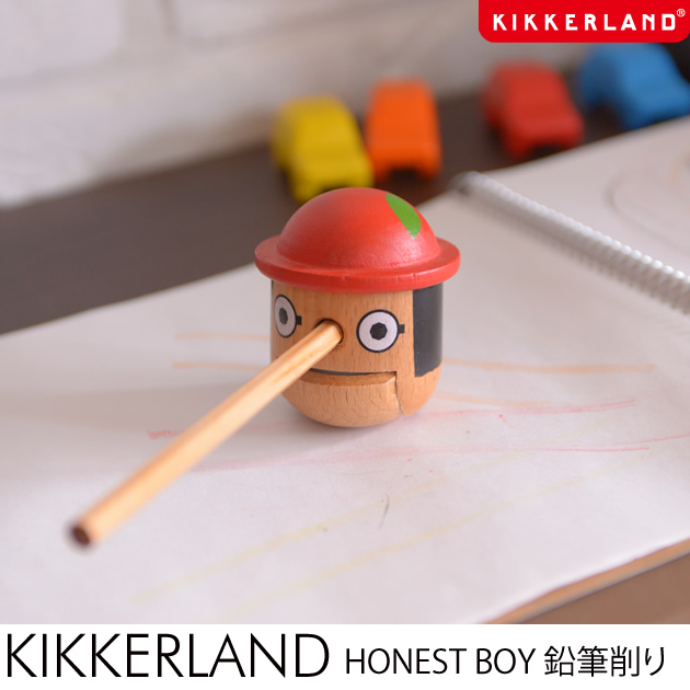 鉛筆削り かわいい  ピノキオ kikkerland