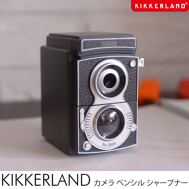 鉛筆削り おしゃれ カメラ型 kikkerland